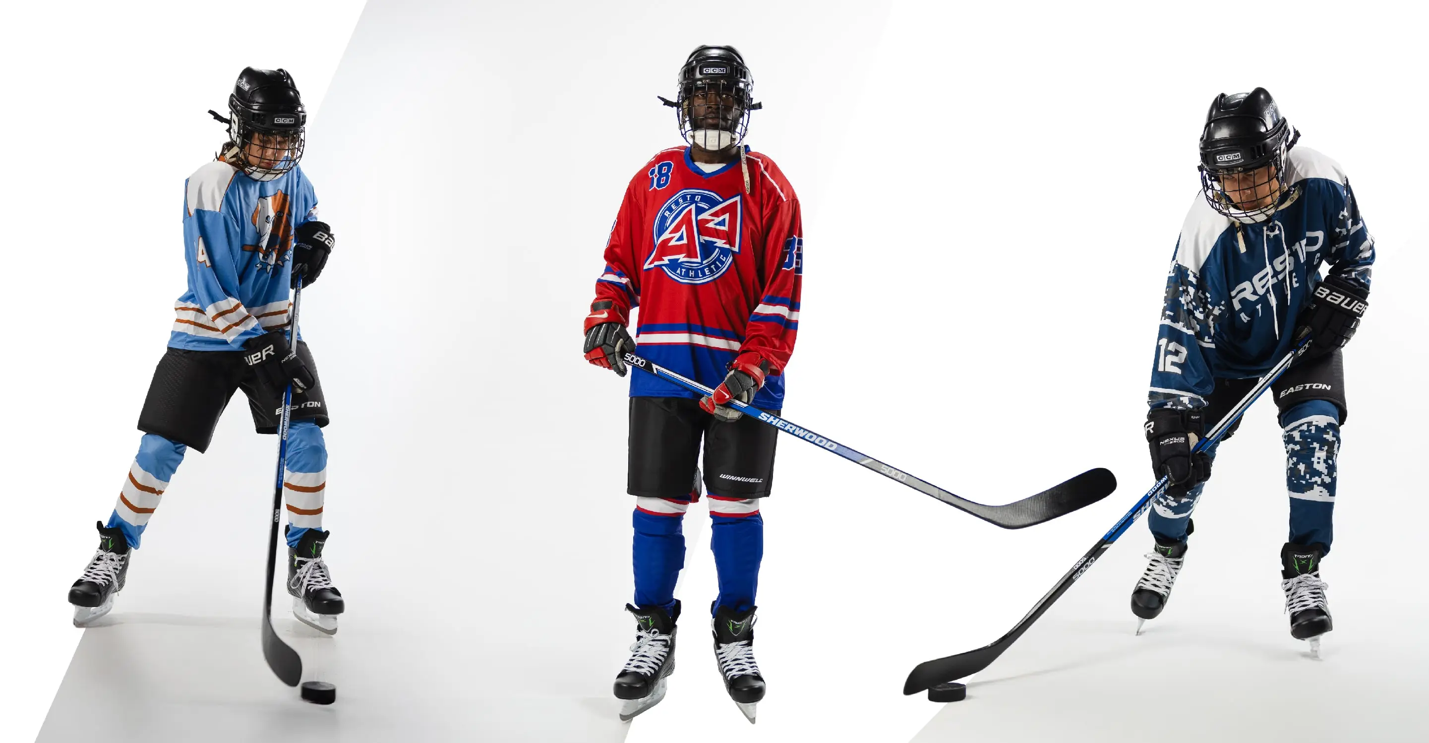 team background soccer players in custom jerseys facing away